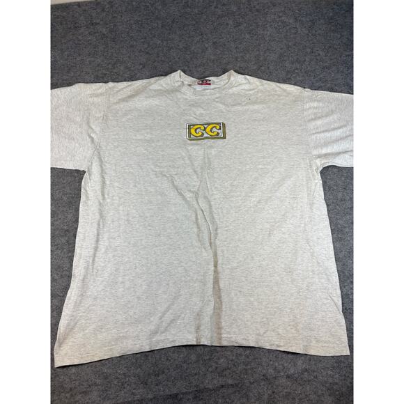 Vintage Other - Vintage 90s CC Graphic T Shirt Mens Size 2XL Gray Heathered Streetwear Skate